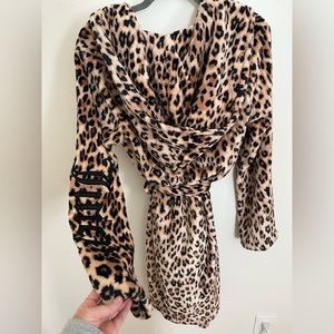 Juicy Couture Cheetah Print Robe, Brand New!